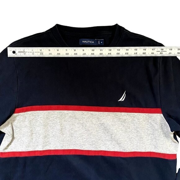 NAUTICA Pullover Sweater | Navy Blue | Size M - Picture 2 of 6